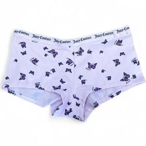 Juicy Couture Butterfly Boyshorts with Logo Waistband